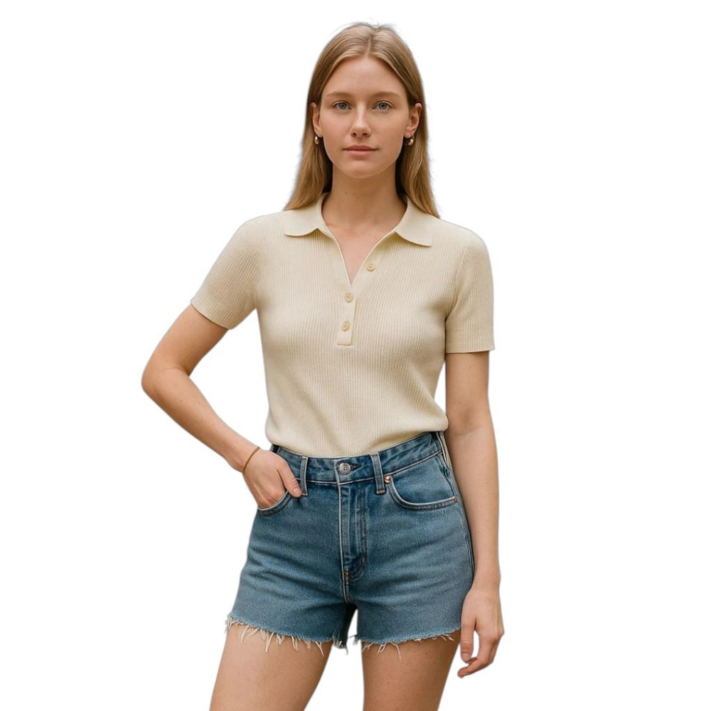 J. Crew Cut Off Denim Jean Shorts Relaxed Mid Rise NWT #BF378 Sz 27 Summer